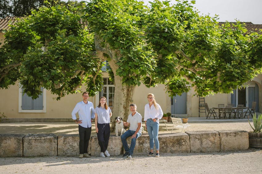 Bruno und Morgan Le Breton mit Pierre Grosser und Elisabeth Gottardi 